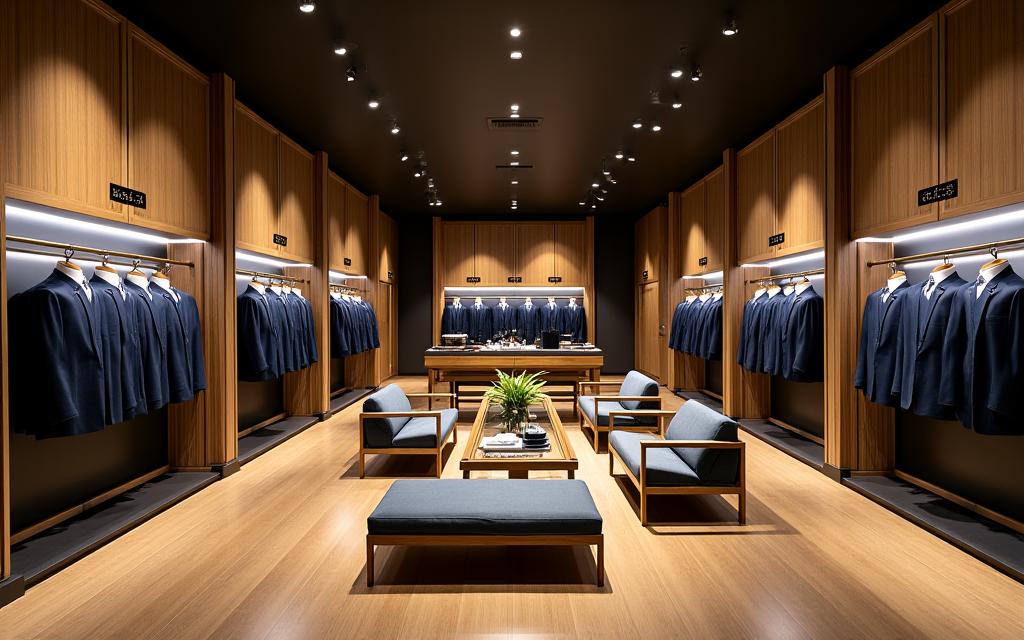 Spectra Menswear店内